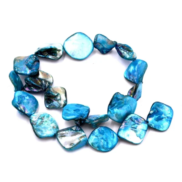 Blue Baroque Pearl Beads