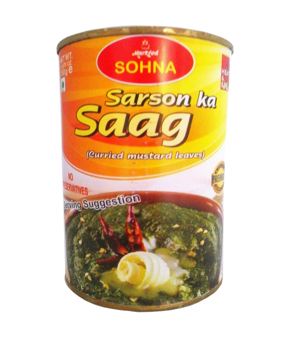 Canned Sarson Ka Saag (Mustard Greens)