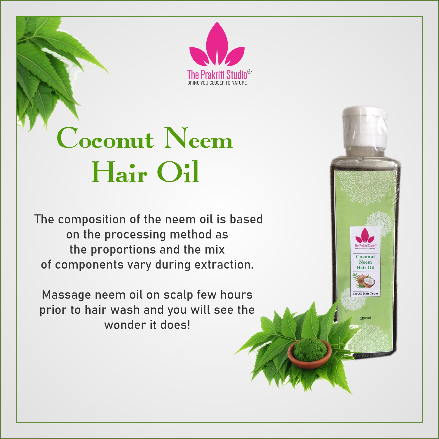 Coconut & Neem Hair Serum