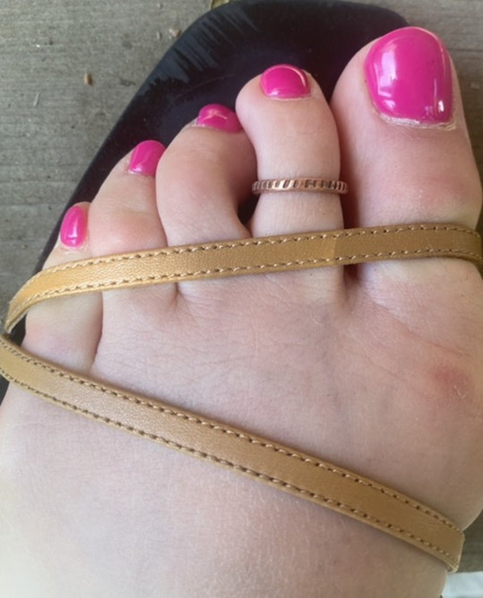Copper Toe Rings
