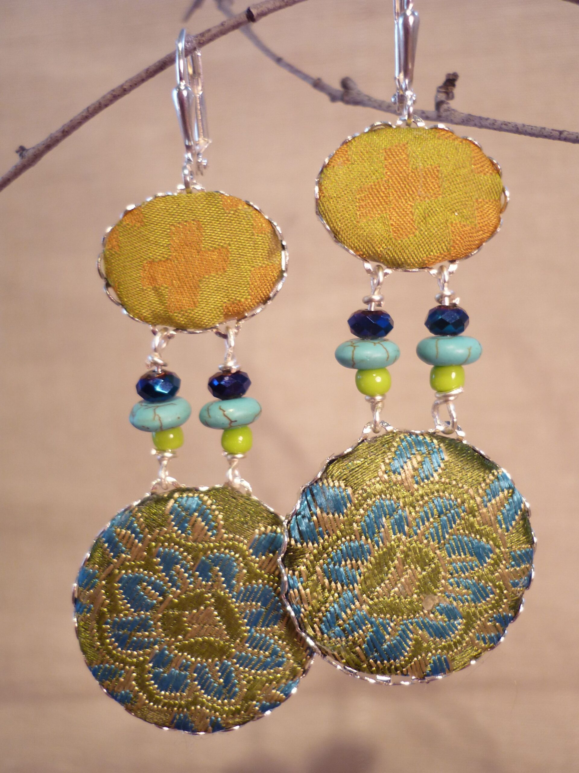 Fabric Earrings