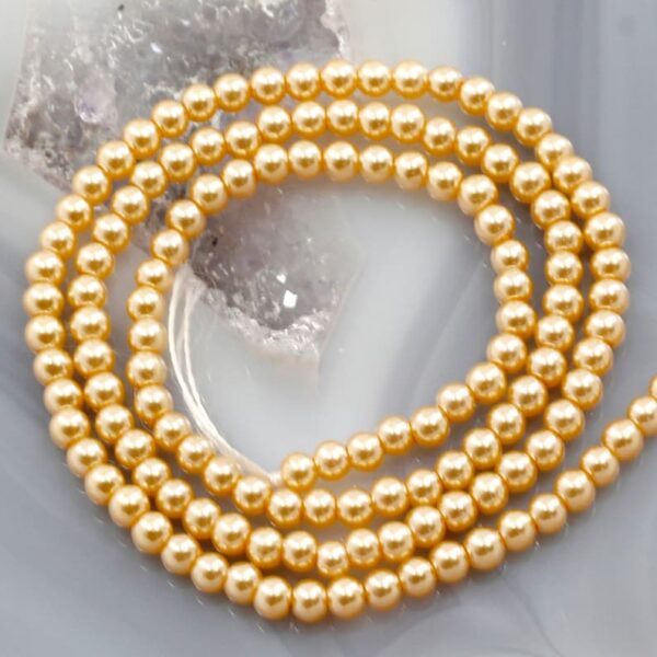 Gold Pearl Beads