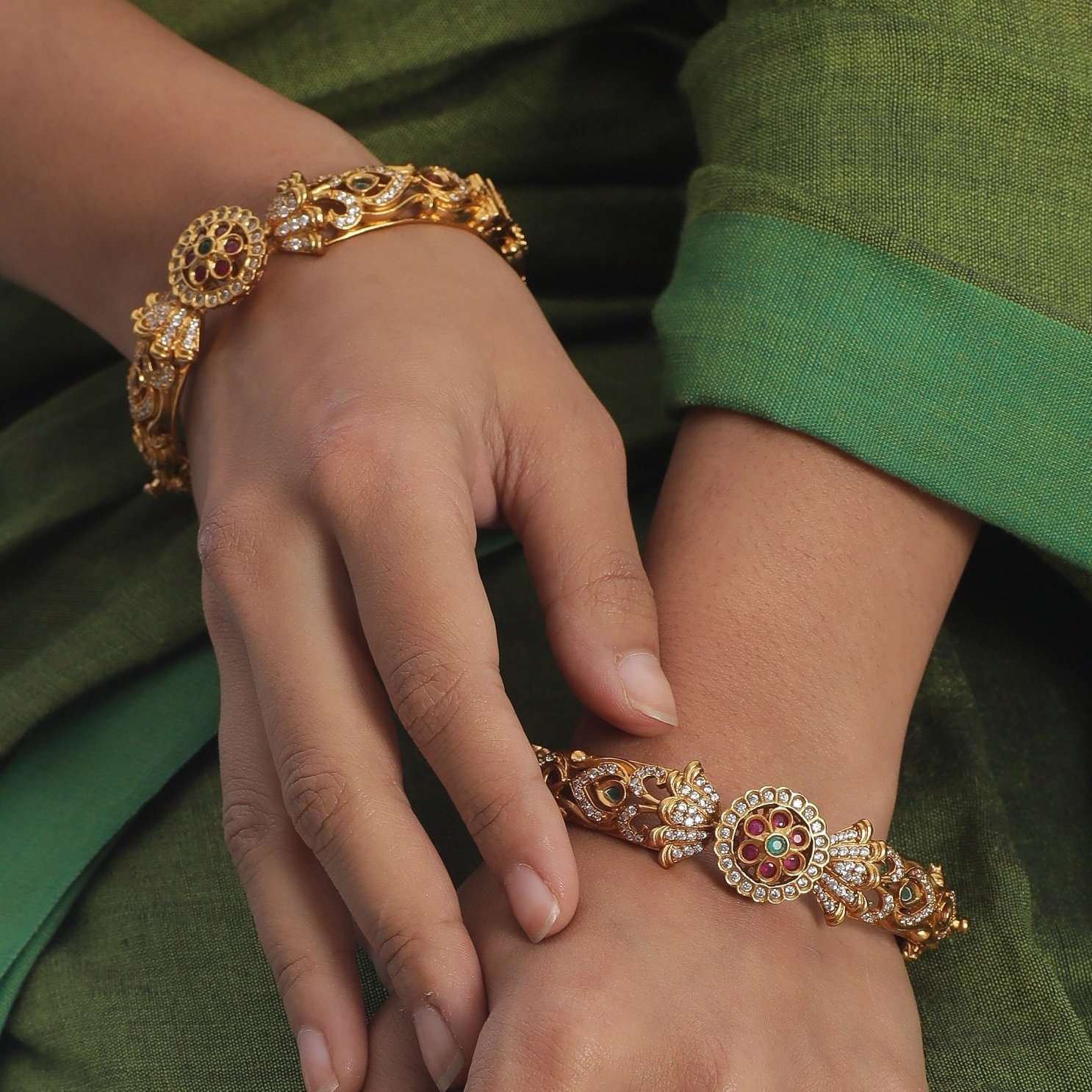 Gold Plated Bangles