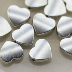 Heart Metal Beads