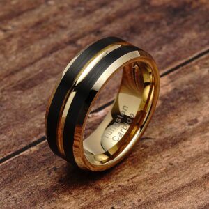Matte Gold Rings
