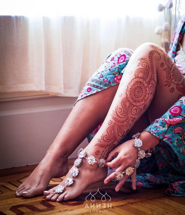 Mirror Work Anklets