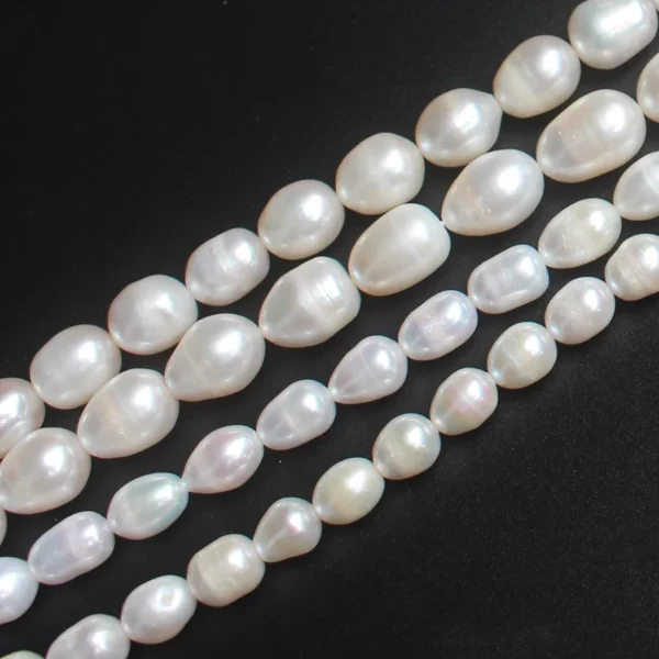 Oval Pearl Beads