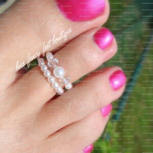 Pearl Toe Rings