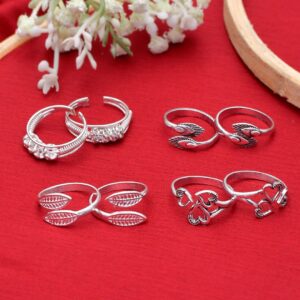 Silver Plated Toe Rings